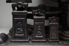 19th Century Cast Iron "W. & T. Avery Ltd Class Scale and Weights, circa 1880s