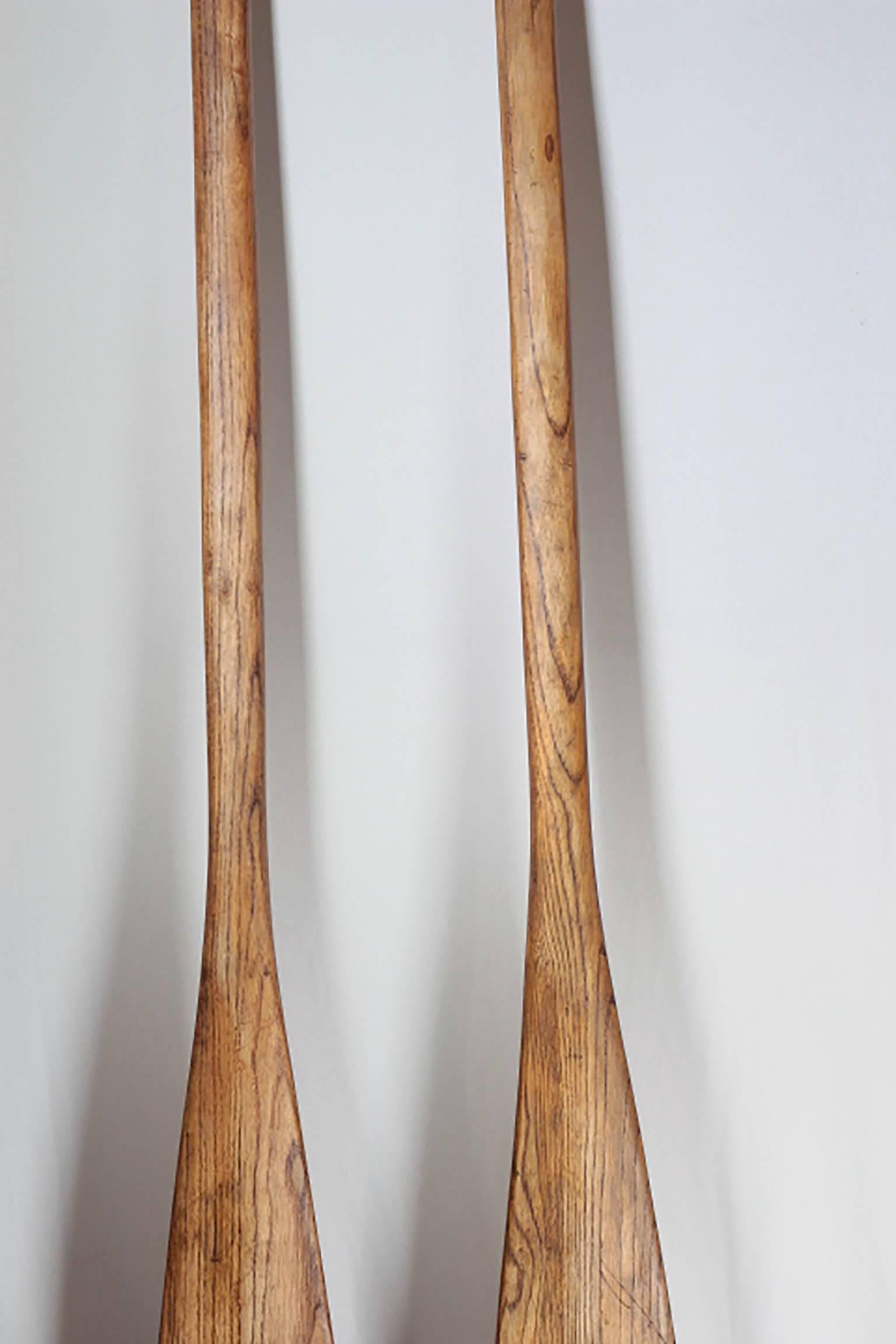 vintage canoe paddles