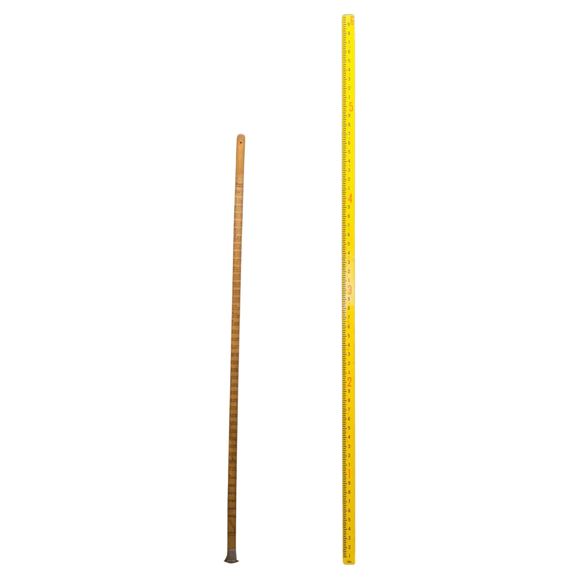 Surveyor
s Pole and Logging Measuring Stick c.1940 For Sale