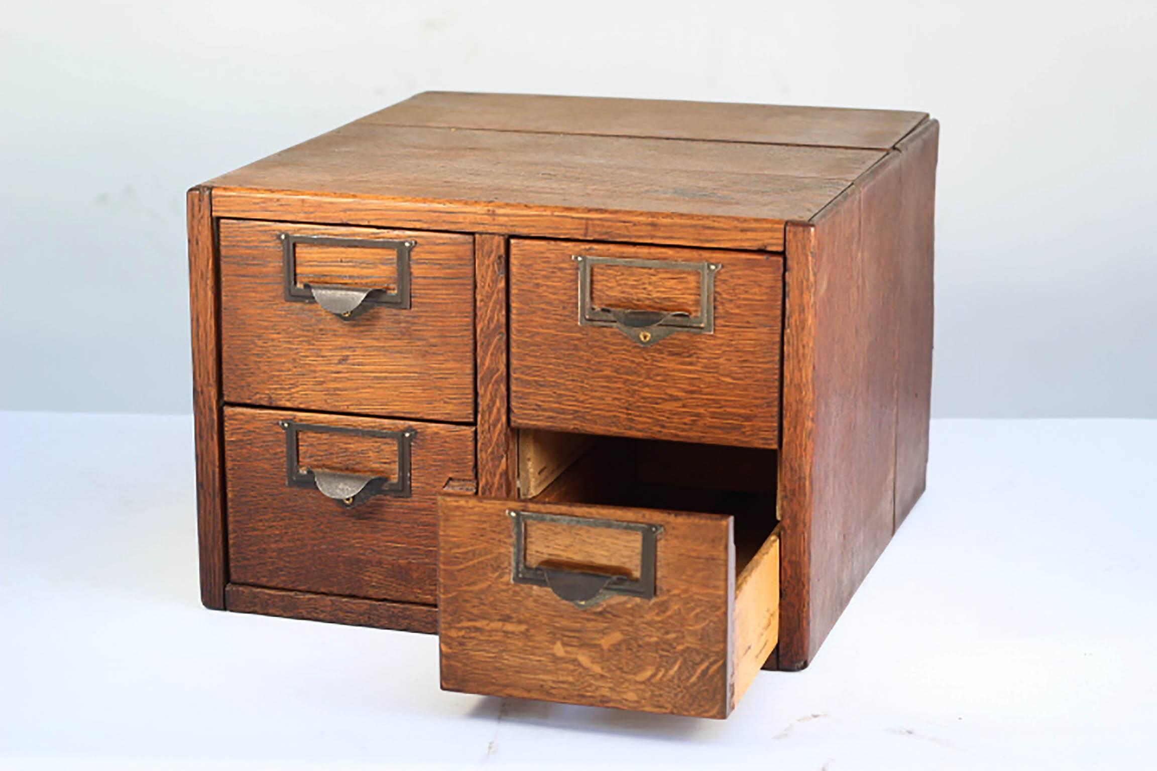 library index card cabinet for sale