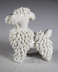 Midcentury Italian Ceramic "Spaghetti" Poodle