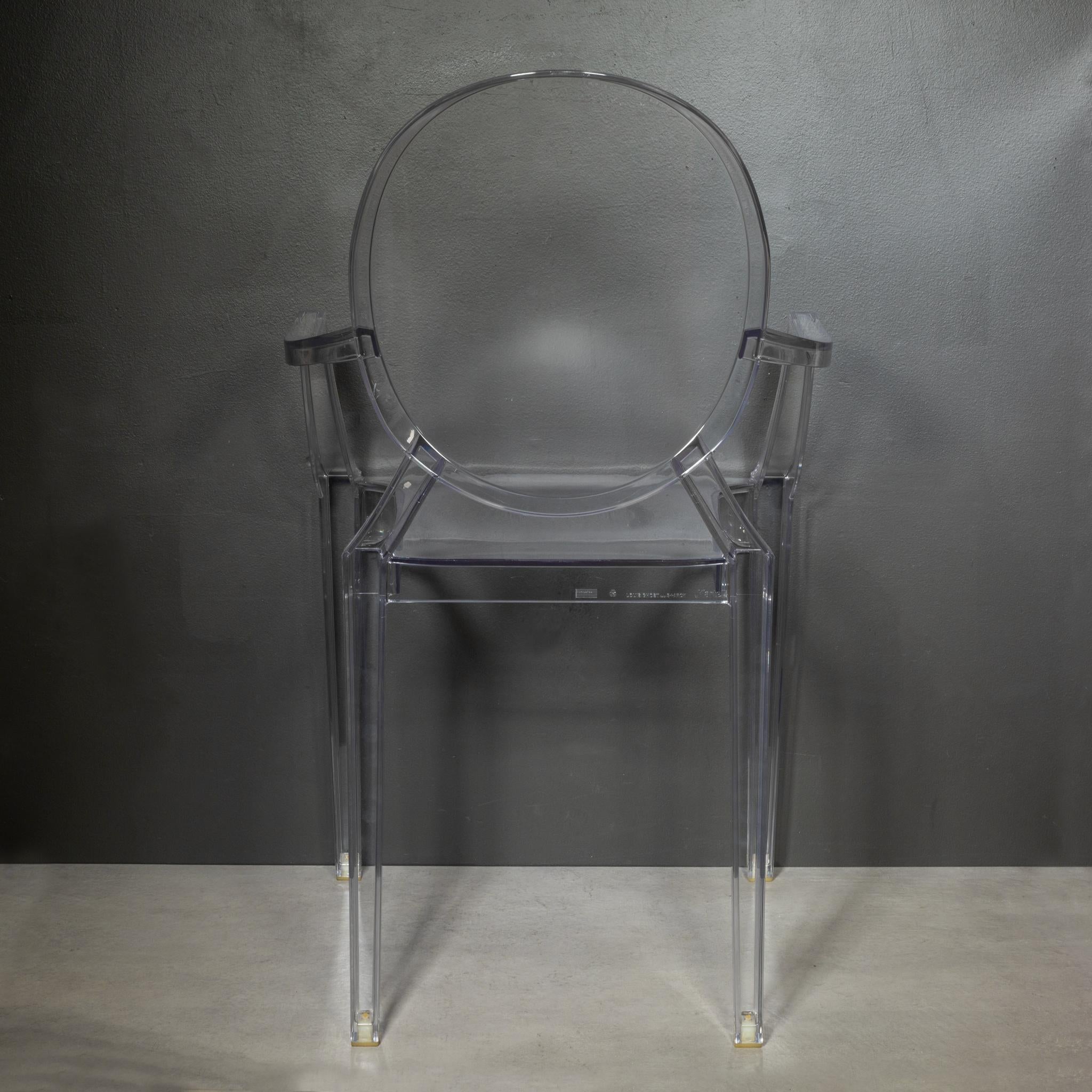 Acrylique Chaises Louis Ghost de KARTEL en cristal en vente