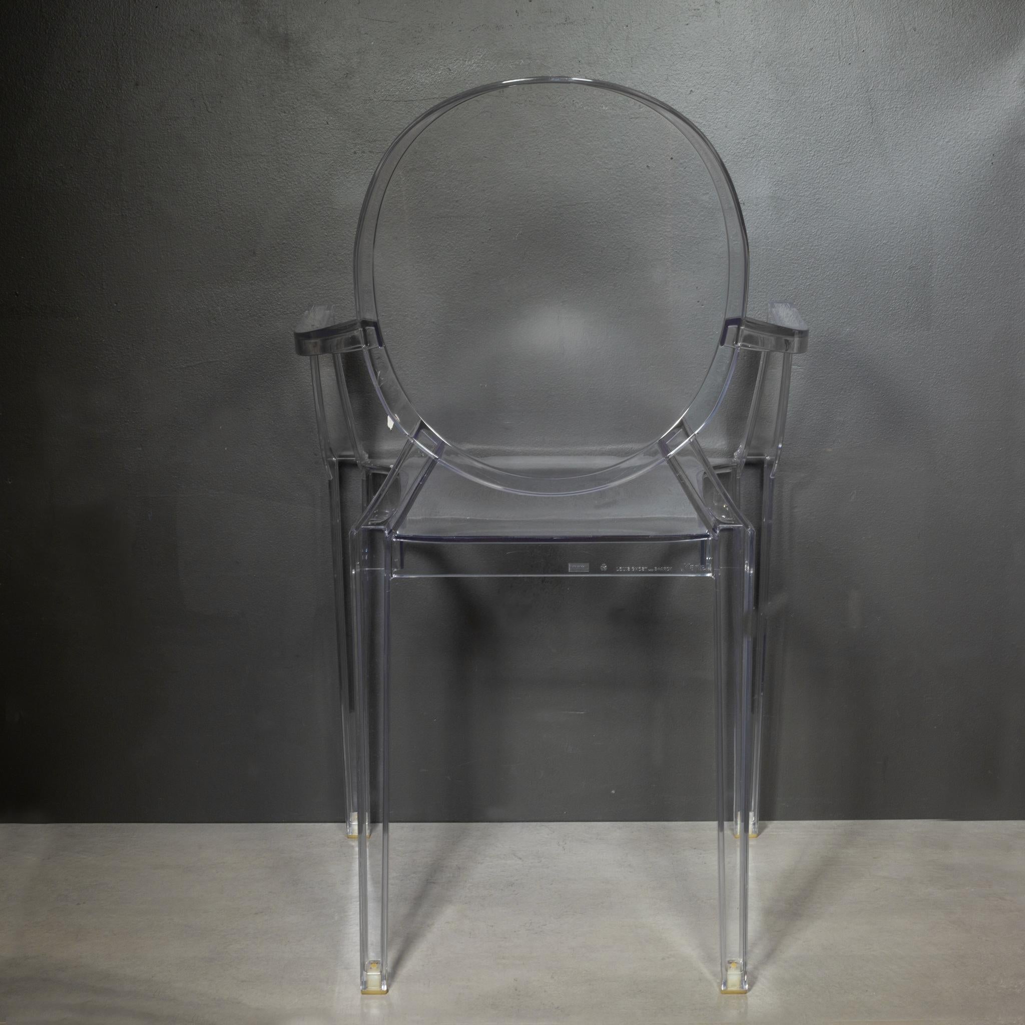 Chaises Louis Ghost de KARTEL en cristal en vente 8