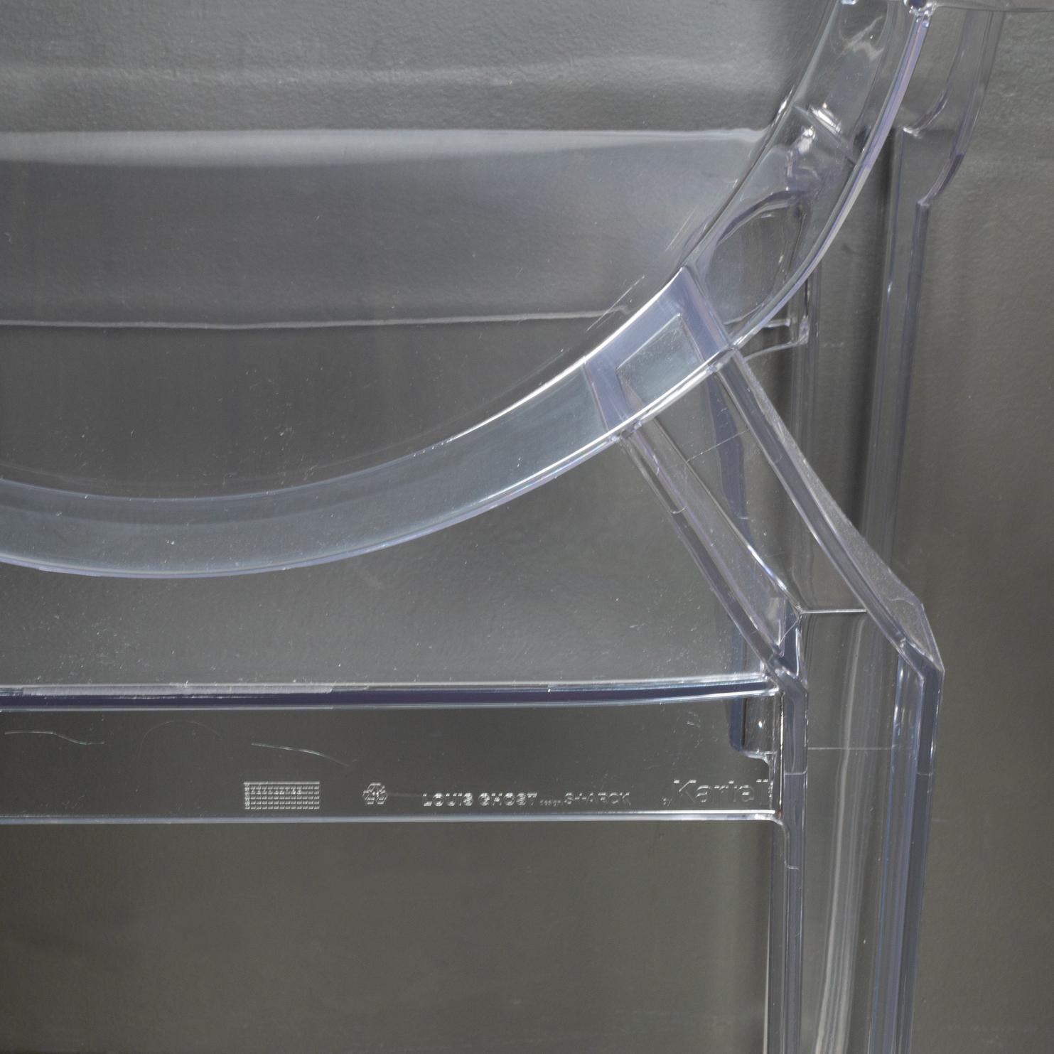 Chaises Louis Ghost de KARTEL en cristal en vente 10