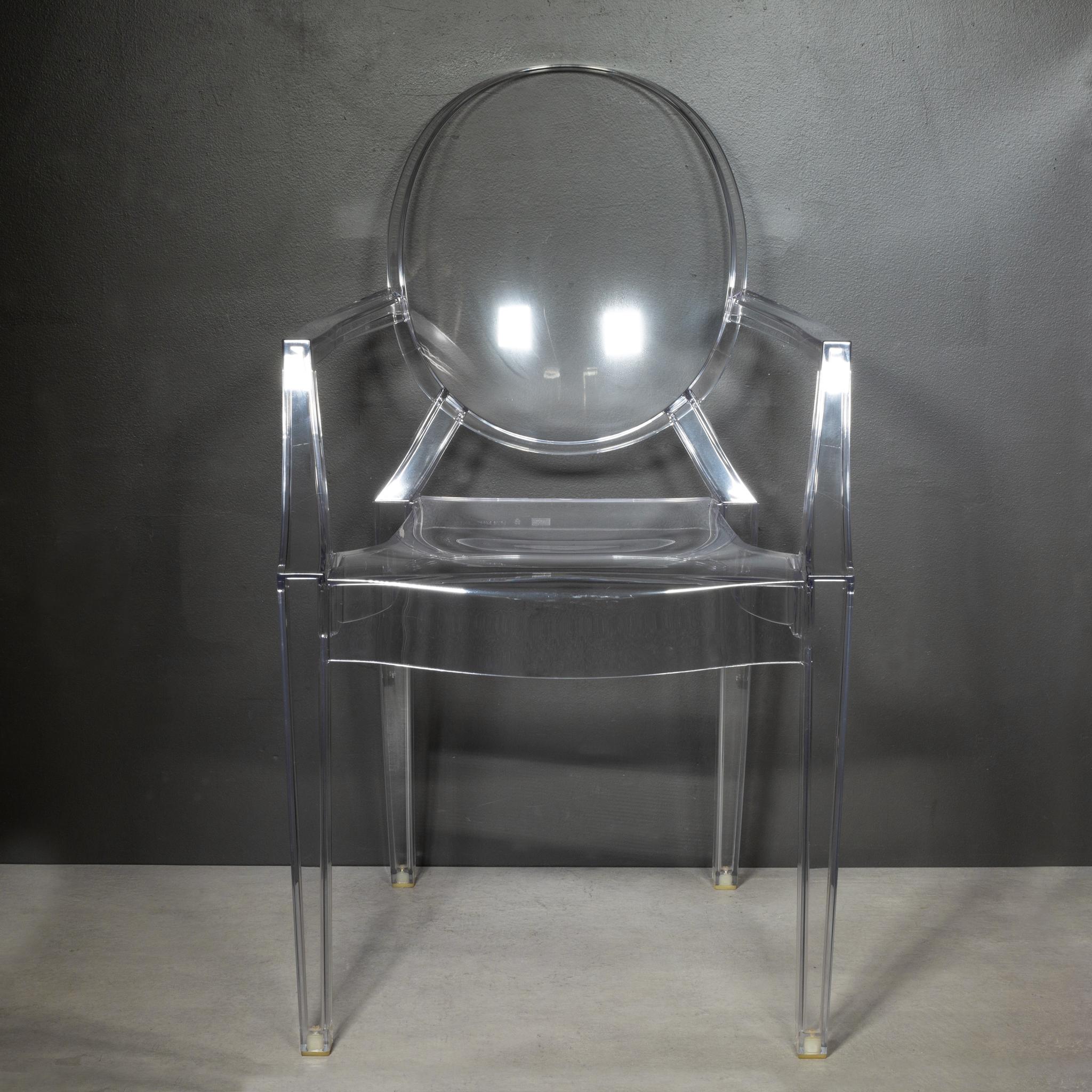 Chaises Louis Ghost de KARTEL en cristal en vente 2