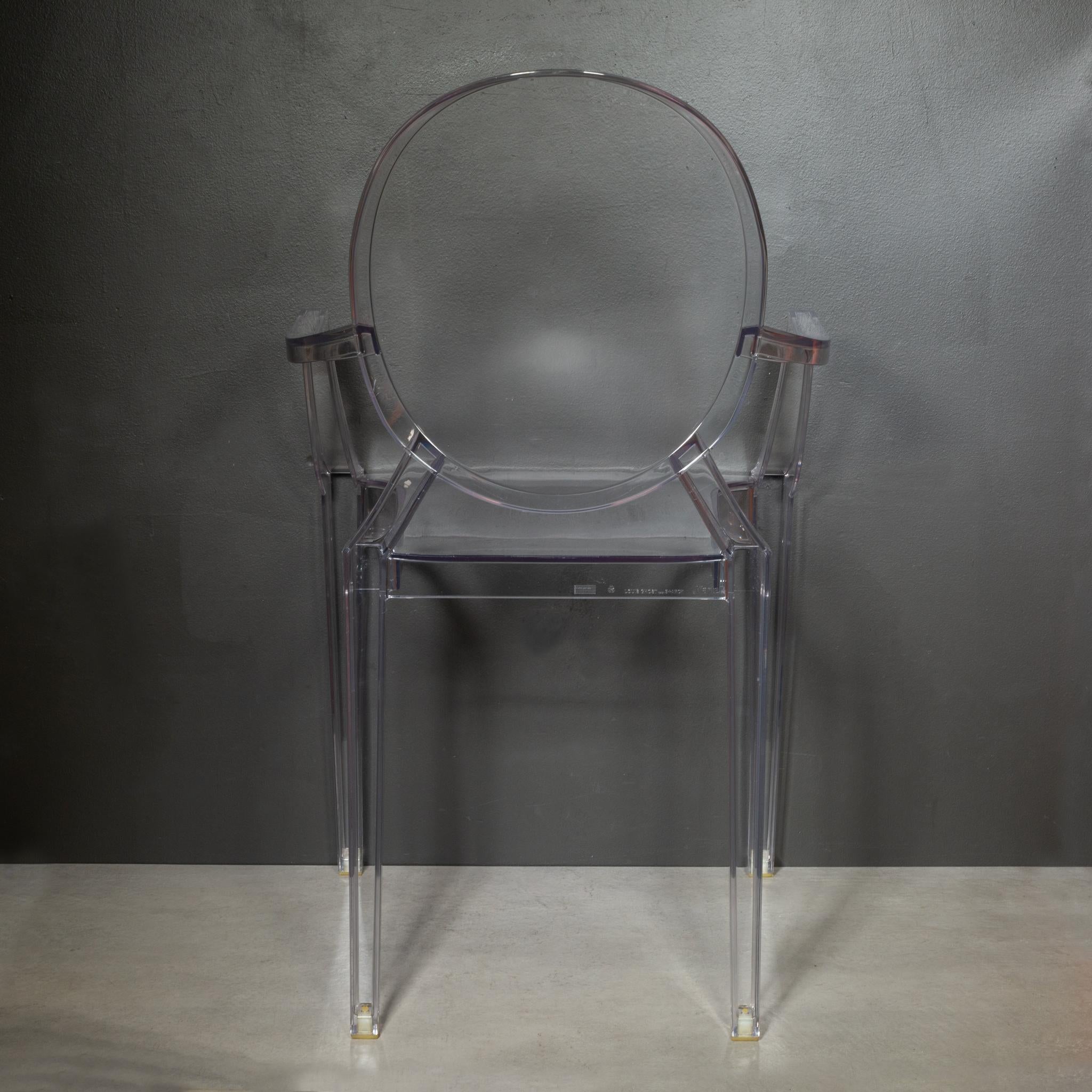 Chaises Louis Ghost de KARTEL en cristal en vente 4