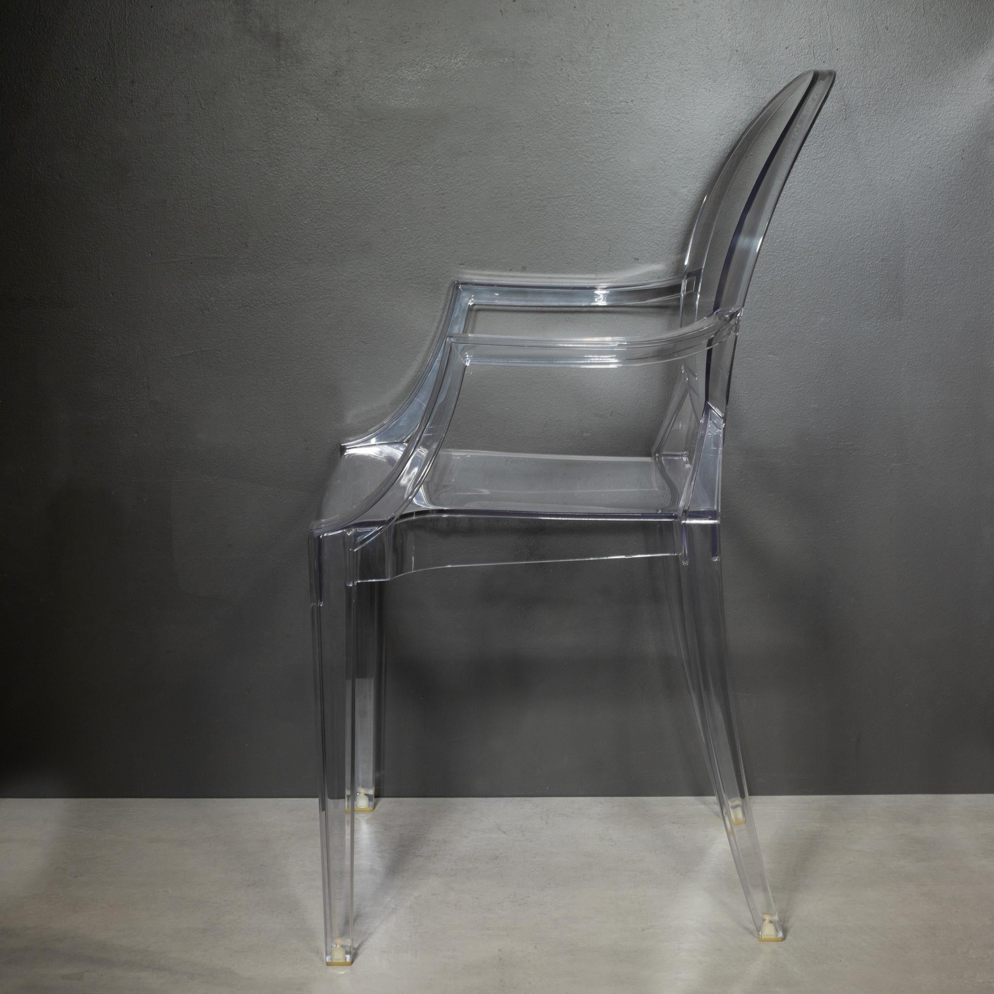 Chaises Louis Ghost de KARTEL en cristal en vente 7
