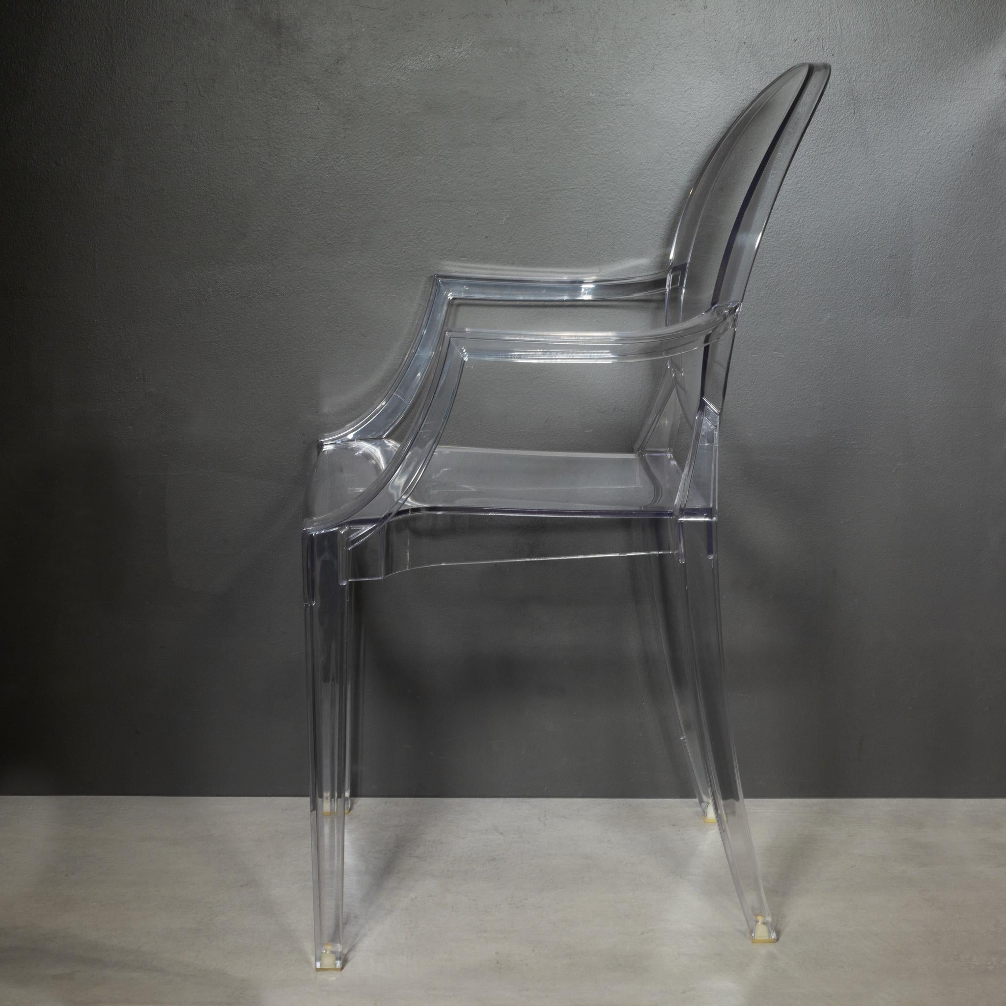 Chaises Louis Ghost de KARTEL en cristal en vente 3