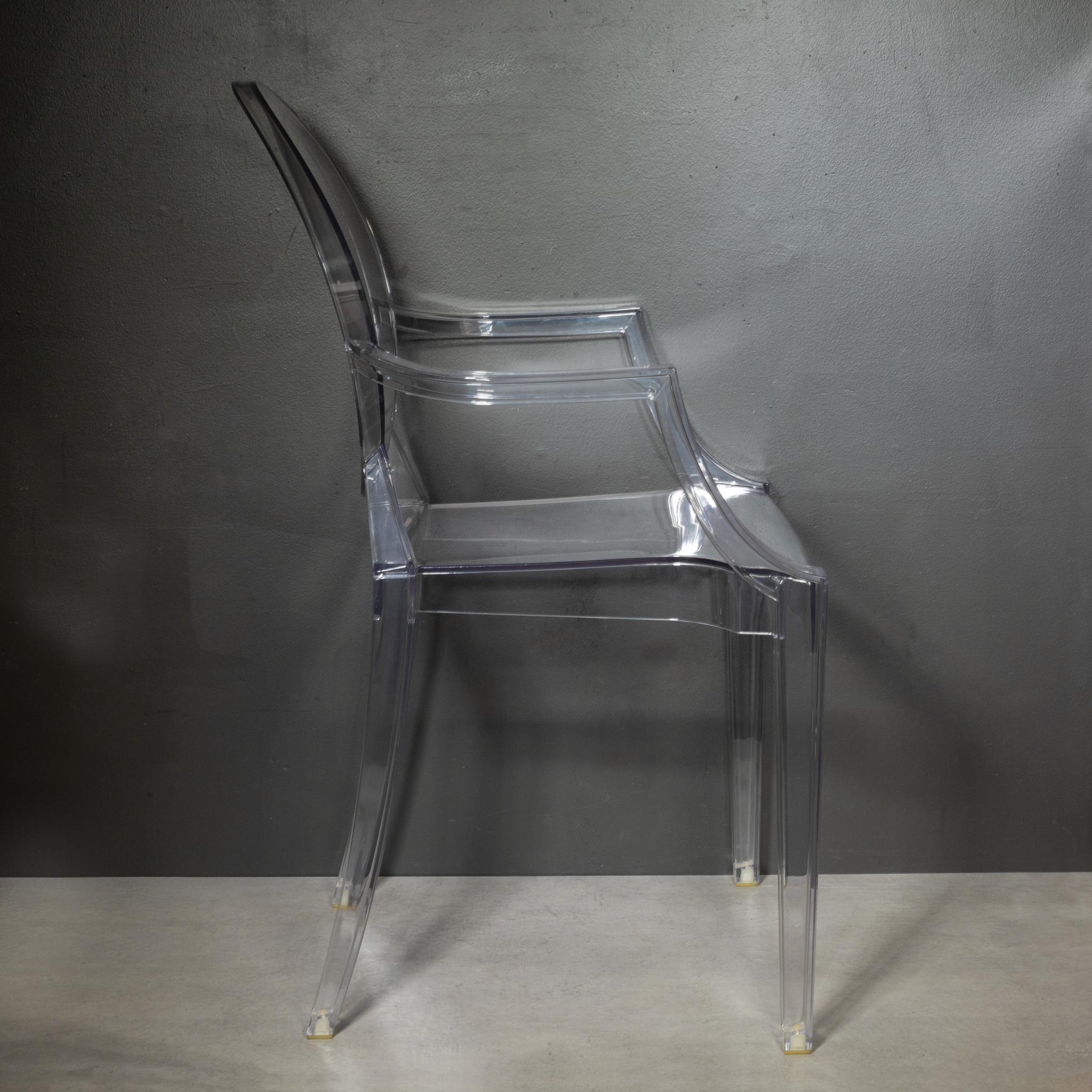 Chaises Louis Ghost de KARTEL en cristal en vente 9