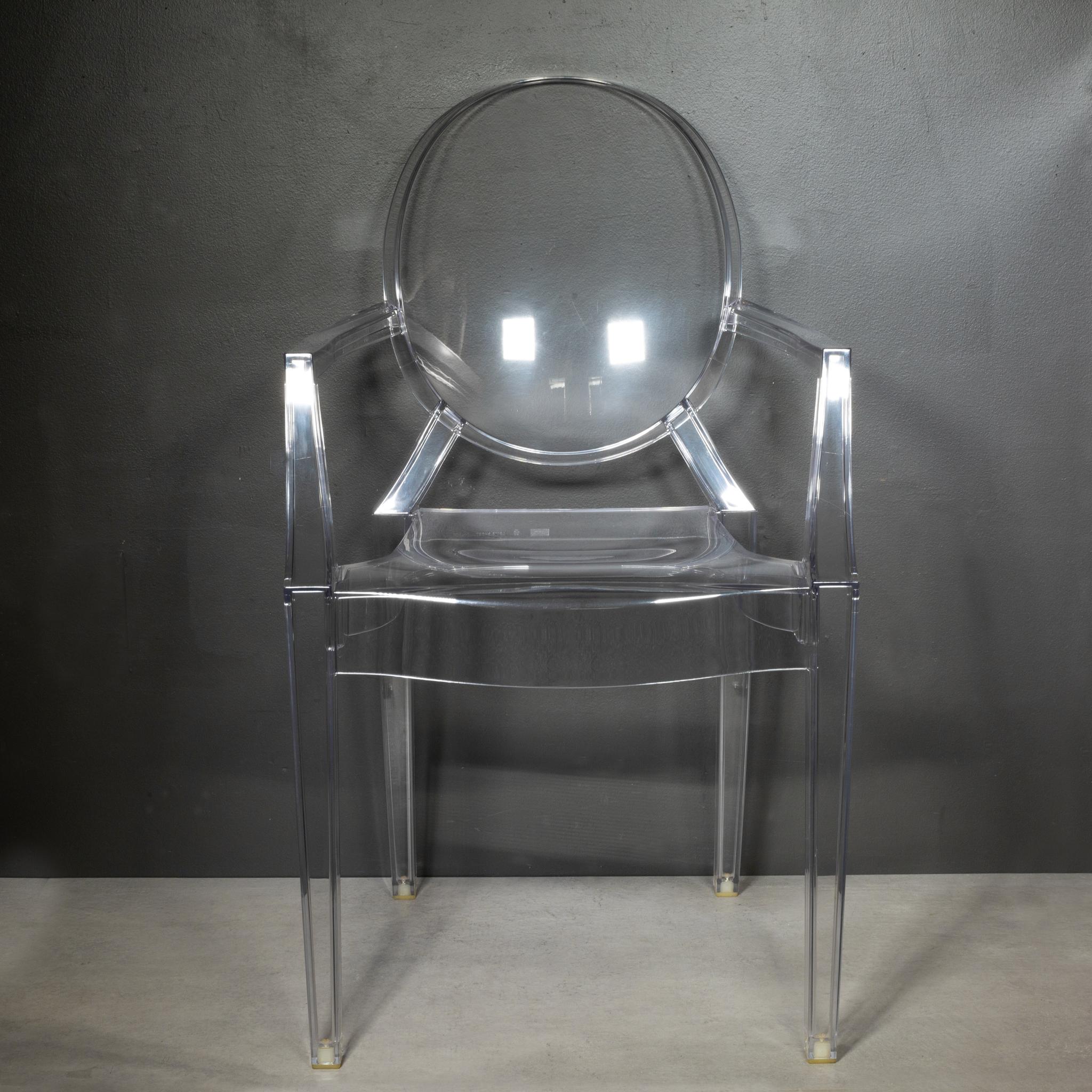Chaises Louis Ghost de KARTEL en cristal en vente 6