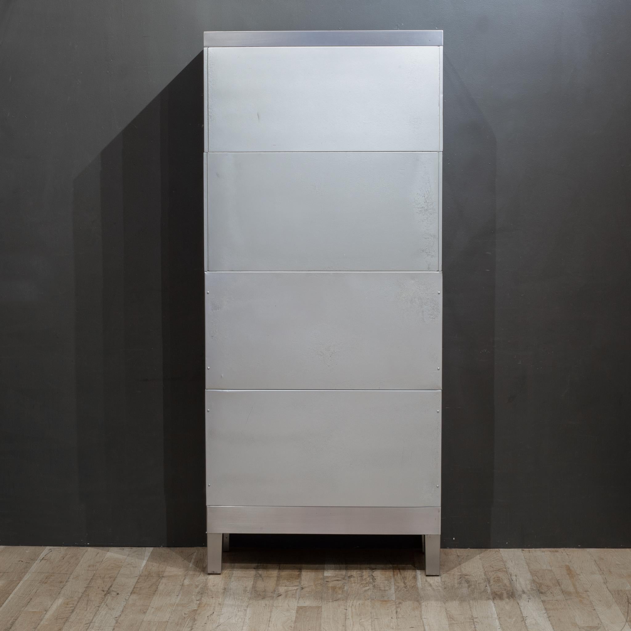 Bibliothèque d'avocat en métal du milieu du siècle A.Wernicke 4 Stack c.1963 en vente 6