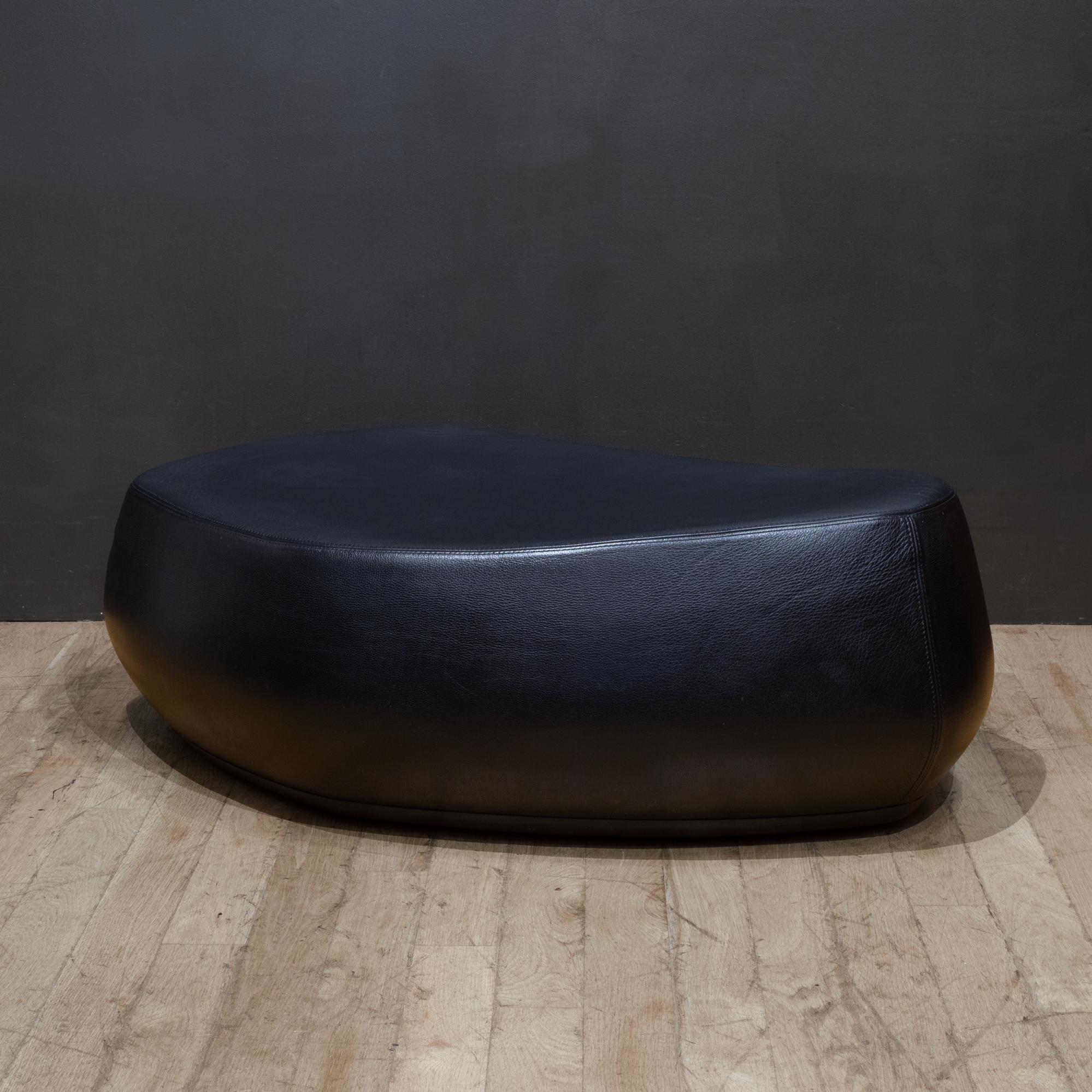 ABOUT

A large ottoman with leather top and sides. 

    CREATOR Design Patricia Urquiola for Moroso, 2002, Made in Italy. 
    DATE OF MANUFACTURE c.2022.
    MATERIALS AND TECHNIQUES Leather, Plastic Frame. 
    CONDITION Good. Wear consistent