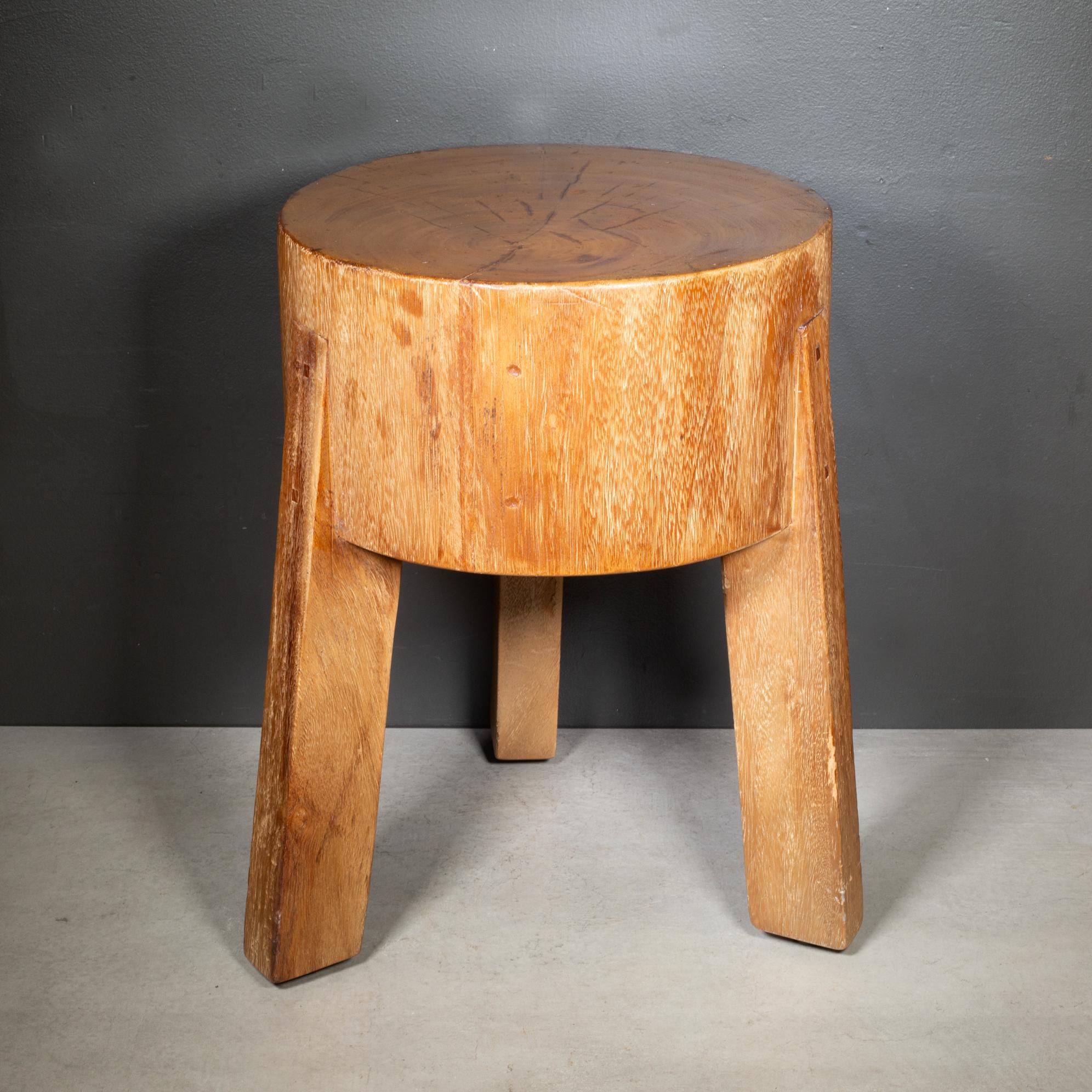 Hand Crafted Wood Stools-7 Available In Good Condition For Sale In San Francisco, CA