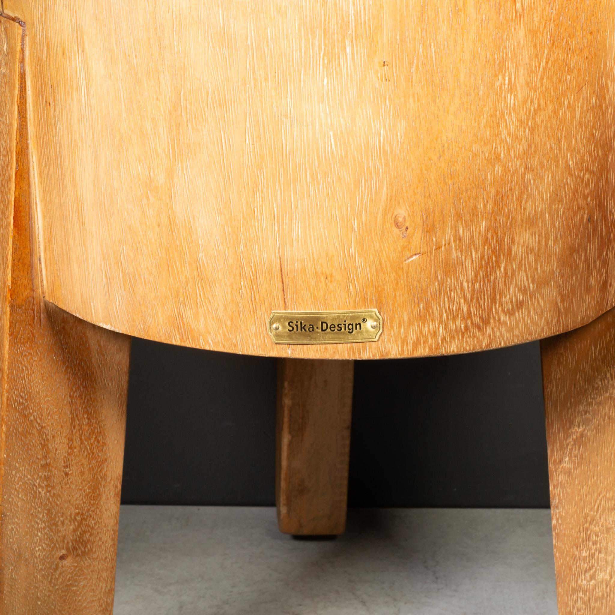 Hand Crafted Wood Stools-7 Available For Sale 1