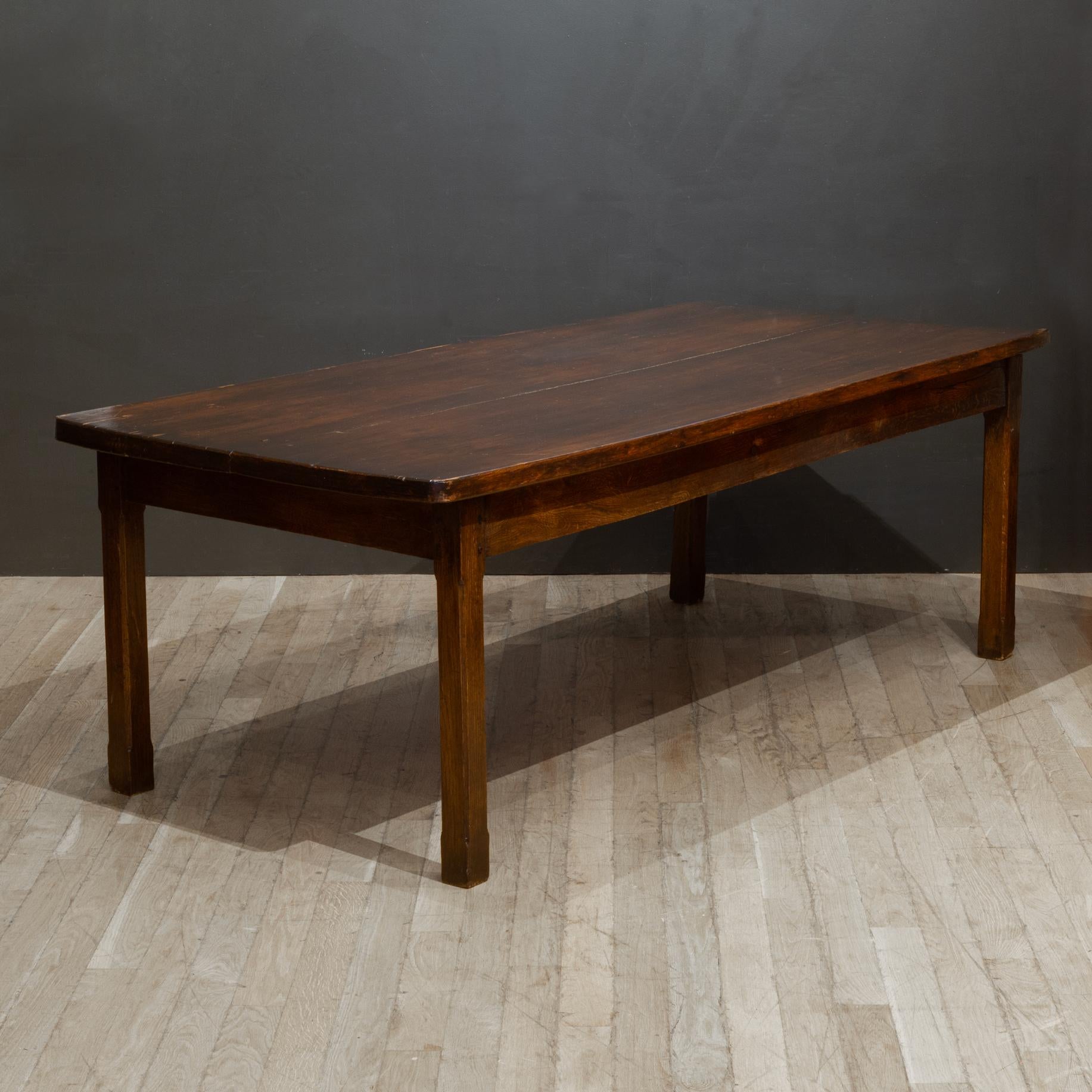 Américain Début du 19e siècle Table de ferme rustique C.1820-1850 en vente