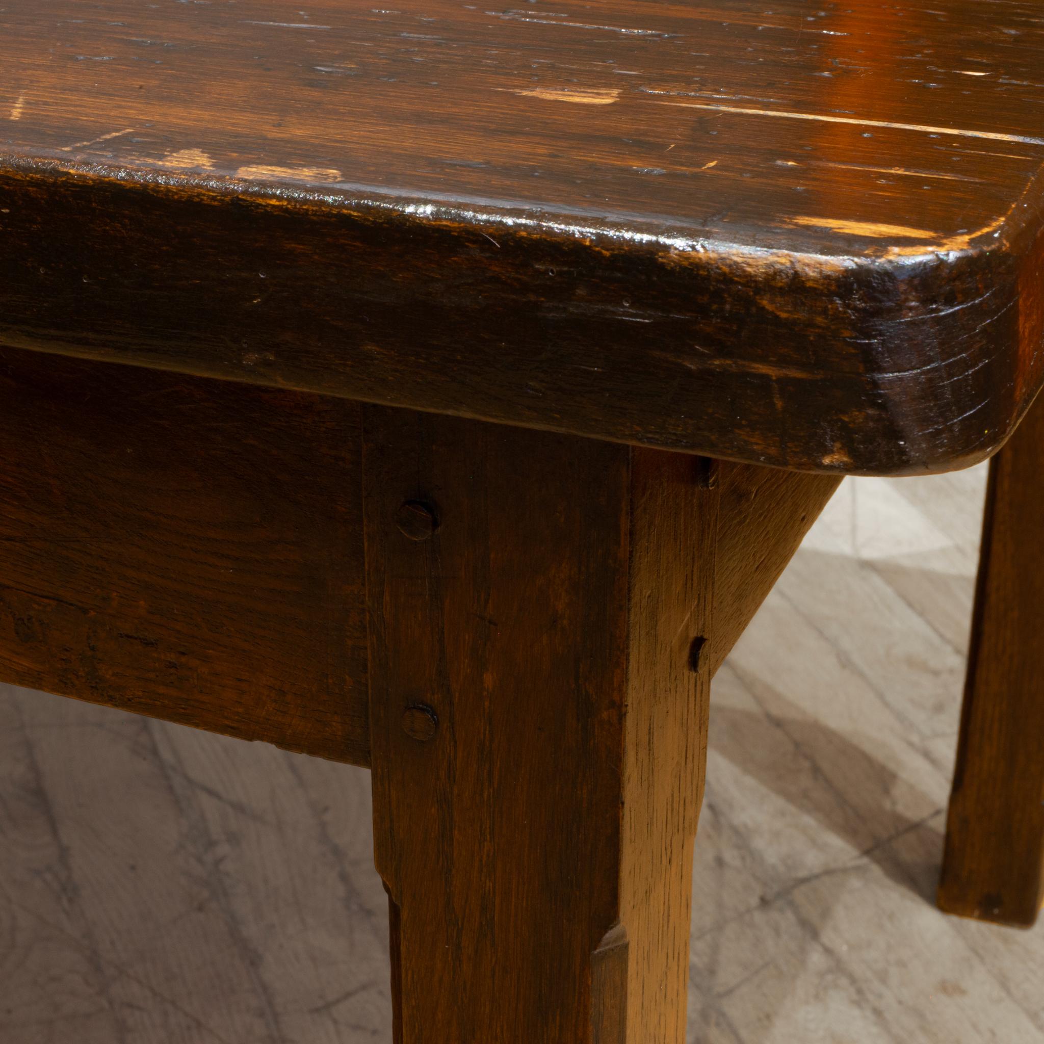 Bois Début du 19e siècle Table de ferme rustique C.1820-1850 en vente