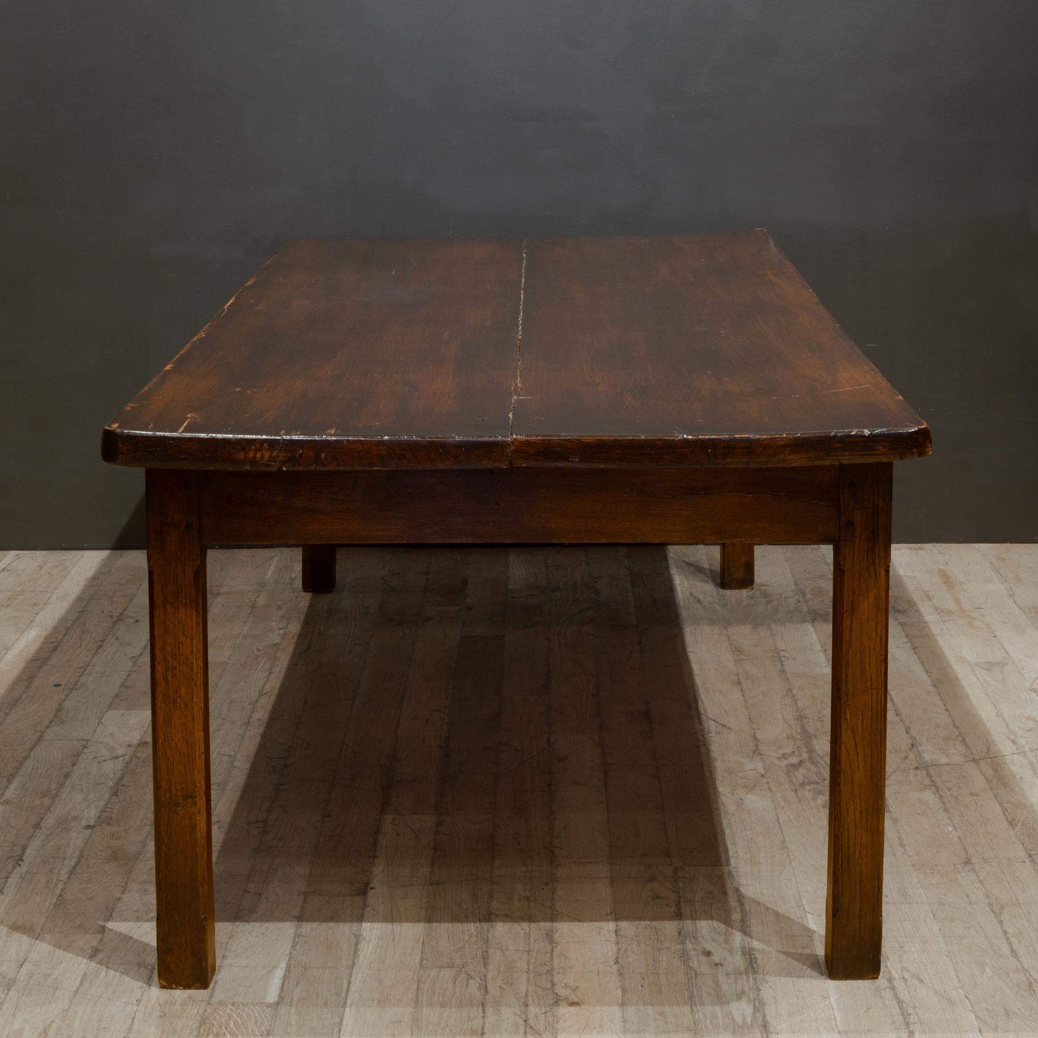 Début du 19e siècle Table de ferme rustique C.1820-1850 Bon état - En vente à San Francisco, CA