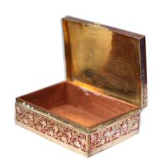 Mid-Century Enameled Humidor