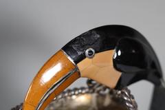 Emilia Castillo Silver Plated Mexican Toucan Pitcher and Punch Bowl