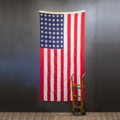 Large Philadelphia Q.M. Depot American Flag with 48 Stars c.1940-1950