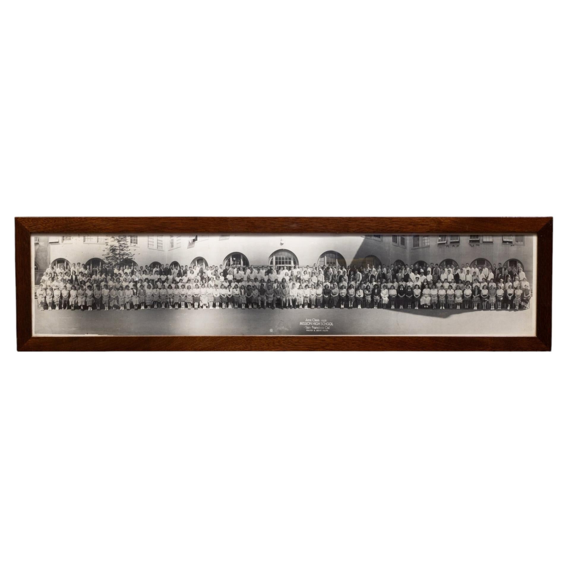 Mission High, San Panoramic Photo c.1952 For Sale