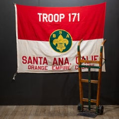 Vintage Boy Scouts Flag Troop, Santa Ana California c.1940