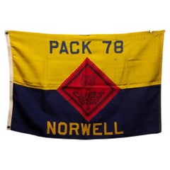Vintage Cub Scouts Flag Troop, Norwell, Mass c.1940