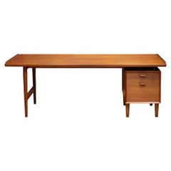 Escritorio ejecutivo «Modelo 209» de Arne Vodder para Sibast, de mediados de siglo, hacia 1955