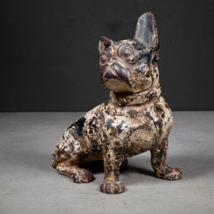 Cast Iron French Bulldog Doorstop by Hubley c.1910-1940