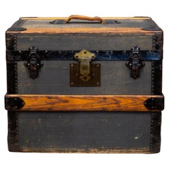 19th c. James Dooley Small Antique Travel Chest c.1887