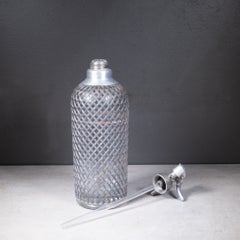Art Deco Sparklets London Wire Mesh Seltzer Bottles c.1930