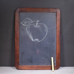 19th c. Framed Students' Personal Schoolhouse Slate Chalkboard c.1880-1910