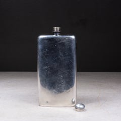 Vintage Concord English Pewter Hip Flask Sheffield, England c.1950