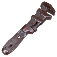 19th c. Cast Iron Adjustable Wrench