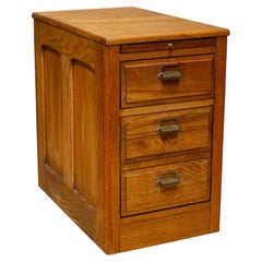 Vintage Oak File Cabinet