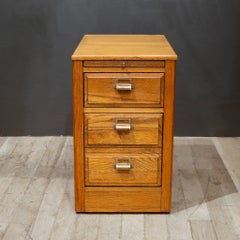 Vintage Oak File Cabinet