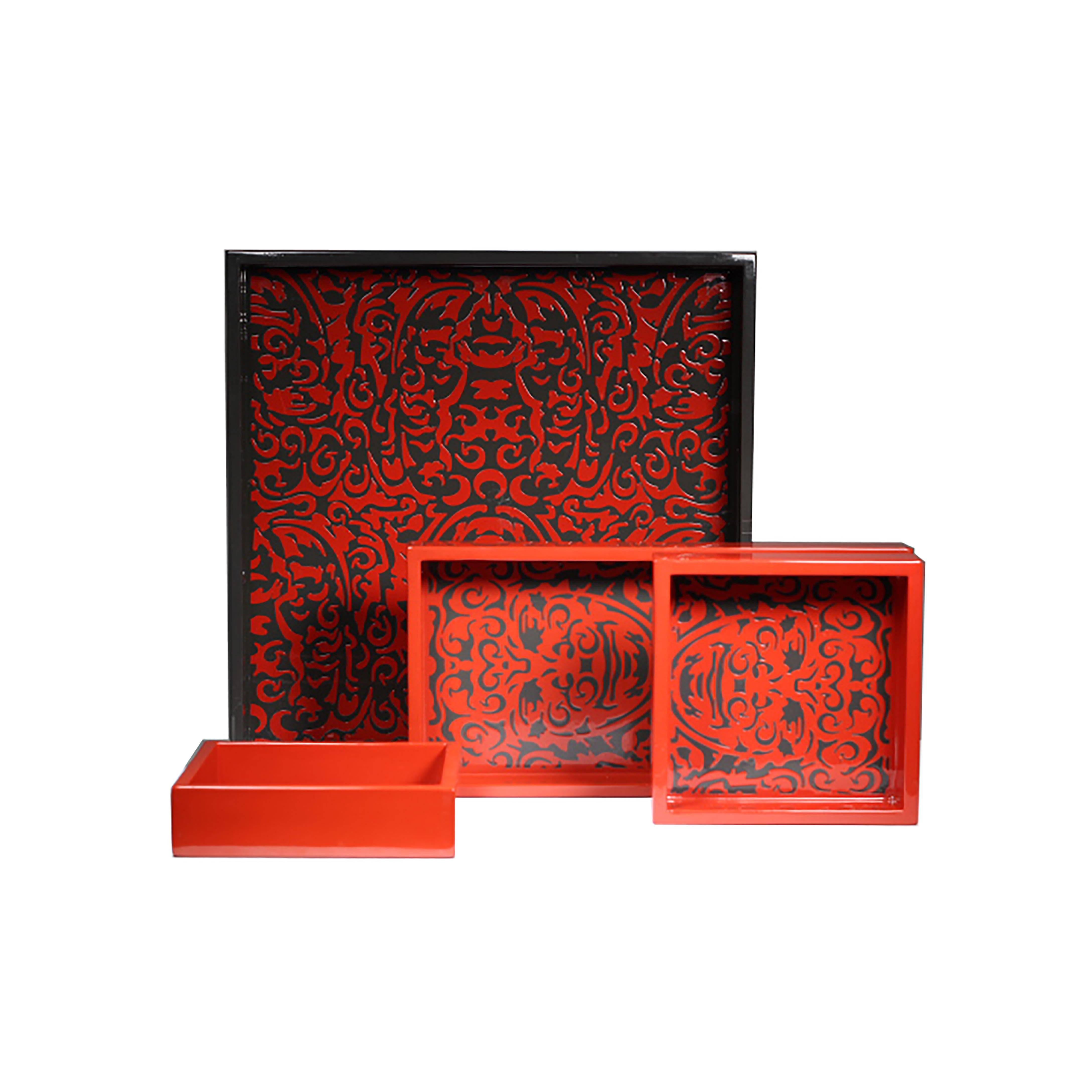 American Triton Lange Lacquered Nesting Trays