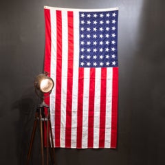 Large Puerto Rican American Flag with 48 Stars c.1940-1950