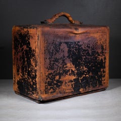 Antique Distressed Leather Camera Case c.1900-1930
