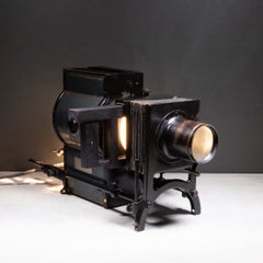 Baush & Lomb Baloptican Magic Lantern Slide Projector/Original Case c.1911