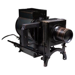 Baush & Lomb Baloptican Magic Lantern Slide Projector/Original Case c.1911