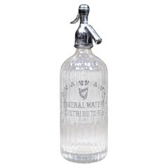 Art Deco Dublin Mineral Water Seltzer Siphon Bottle c.1930