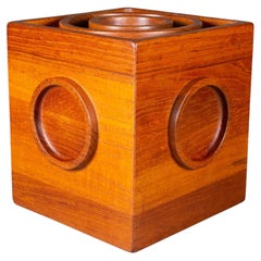 Cubitera «Cube» de Jens Quistgaard para Danks, de mediados de siglo, de unos 1960