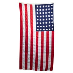 Large Vintage American Flag with 48 Stars c.1940-1950-Valley Forge Co.