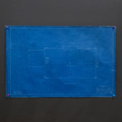 Set di stampe blu di case di San Mateo, CA, 1923 ca.