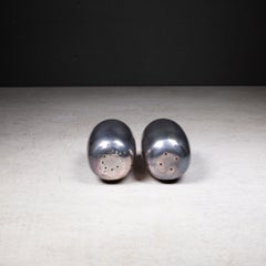 Mid-century Dansk Japan Silver Plated Salt & Peppers Shakers c.1960