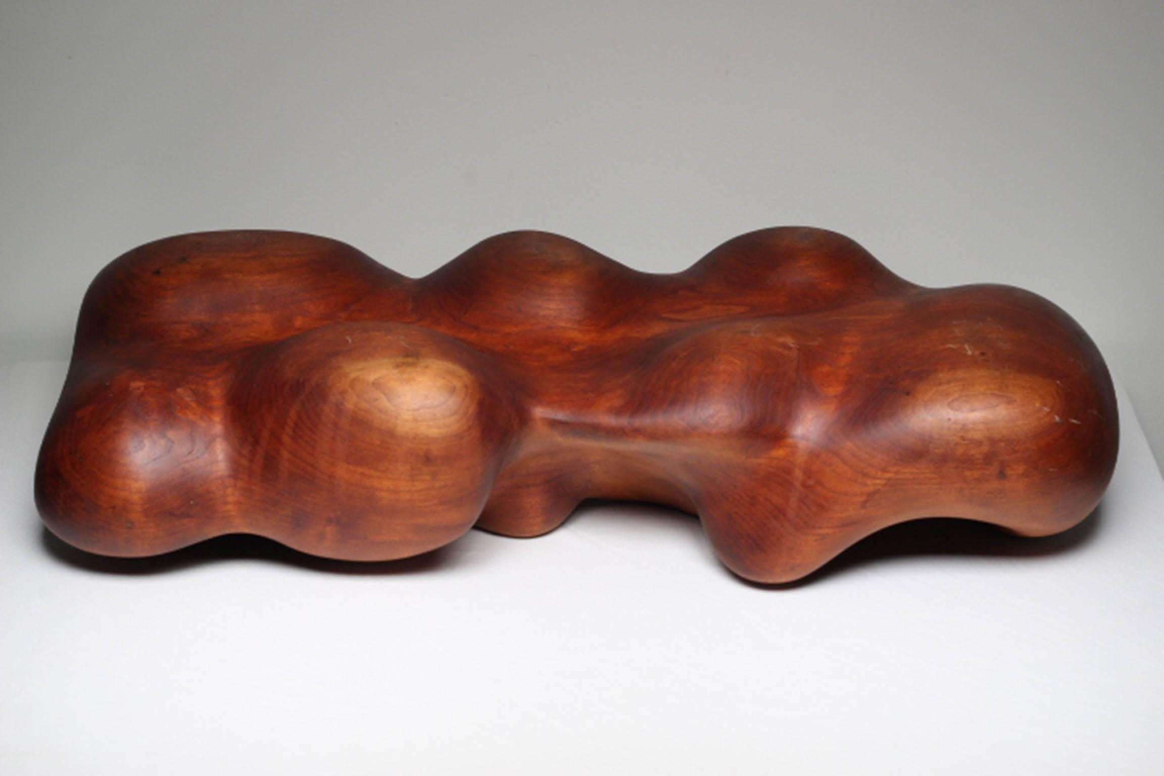 Mid-century American Studio Craftsman Carved Bowl/Sculpture In Excellent Condition In San Francisco, CA