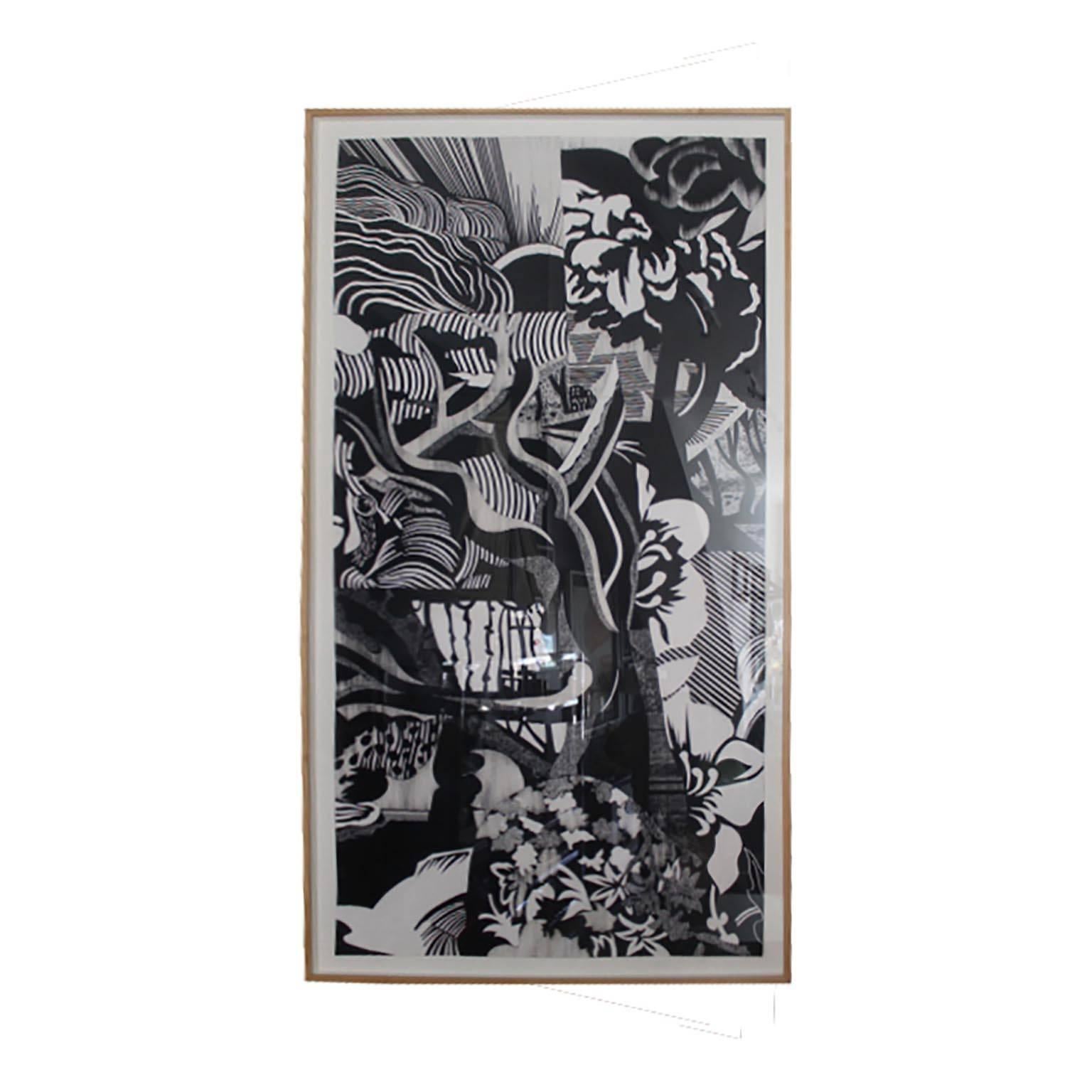 American Monumental Scratchboard Artwork by Kirk Leclaire