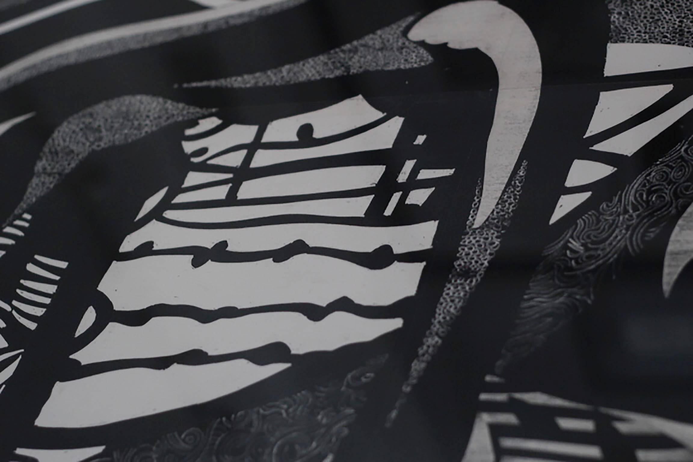 Monumental Scratchboard Artwork by Kirk Leclaire 1