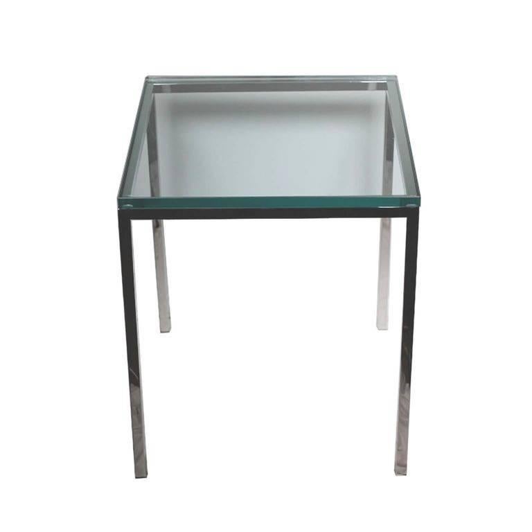 1979 Brueton Polished Chrome Side Table In Excellent Condition In San Francisco, CA